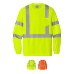 CornerStone ANSI 107 Class 3 Mesh Long Sleeve Tee CS203