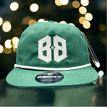 Green cap with 'B8' logo and Decky tag.