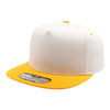 PitBull PB292 5 Panel Cream Two-Tone Flat Bill Snapback Cap