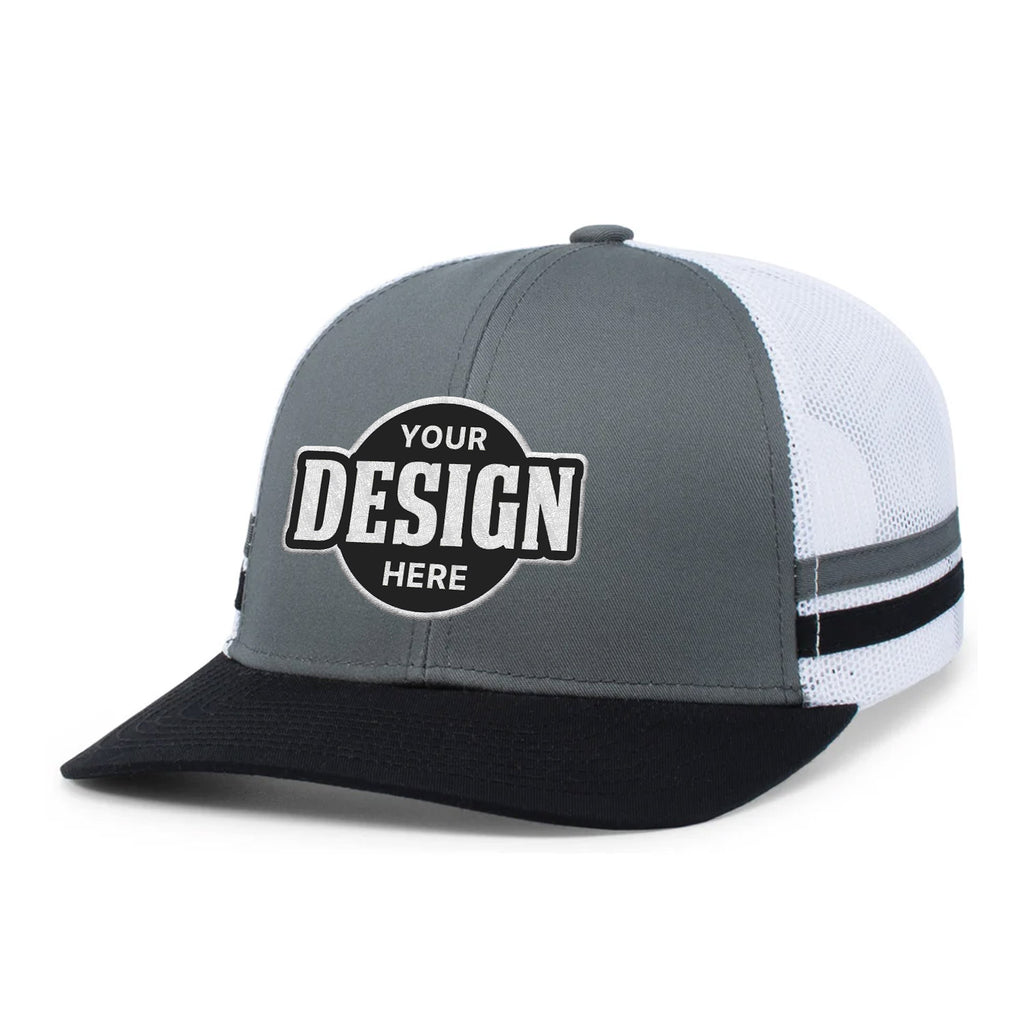 Custom Embroidered Pacific Headwear P115 Low-Profile Stripe