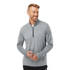 Adidas A522 Men's Ultimate365 Heather Block Print Quarter-Zip Pullover