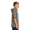 Sport-Tek YST251 Youth Sport-Wick Fleece Short Sleeve Hooded Pullover