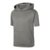 Sport-Tek YST251 Youth Sport-Wick Fleece Short Sleeve Hooded Pullover