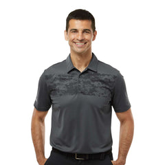 Adidas A585 Men's Camo Chest Print Polo - 