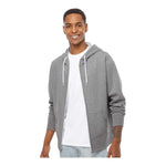 Independent Trading Co AFX90UNZ Unisex Lightweight Full-Zip Hooded Sweatshirt