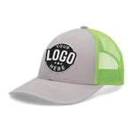 Custom Embroidered Pacific Headwear P114 Low-Pro Trucker Cap - Flat Embroidery
