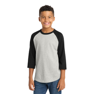 Sport-Tek YT200 Youth Colorblock Raglan Jersey - 