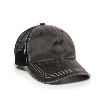 Outdoor Cap HPD610M Weathered Mesh Back Cap HPD-610M