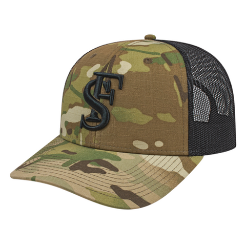 Cap America Custom Embroidered Hat with Logo - MultiCam® Mesh Back Cap i2021