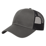 Cap America Custom Embroidered Hat with Logo - Two-Tone Mesh Back Cap i3025