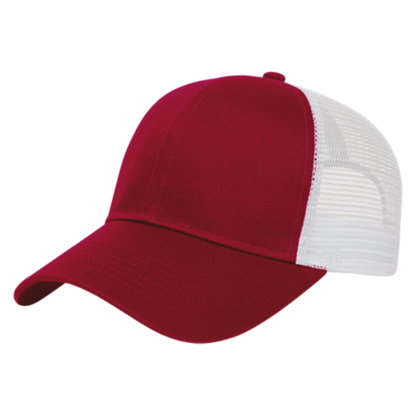 Two Tone Trucker Hats - Pink Blank Trucker Cap