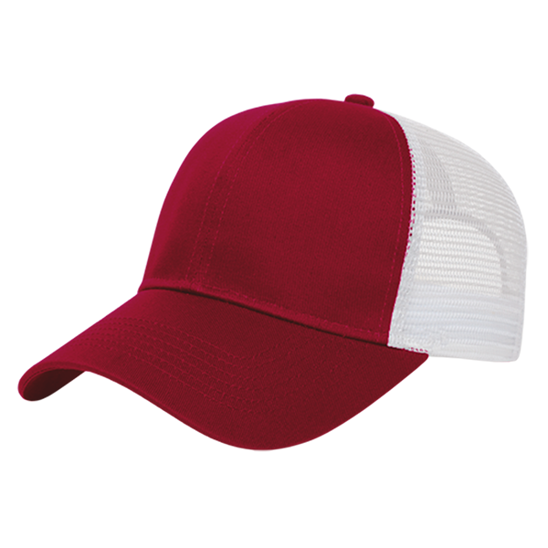 Cap America Custom Embroidered Hat with Logo - Two-Tone Mesh