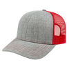Cap America Custom Embroidered Hat with Logo - Blended Wool Acrylic with Mesh Back Cap i3035
