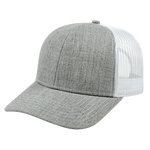 Cap America Custom Embroidered Hat with Logo - Blended Wool Acrylic with Mesh Back Cap i3035