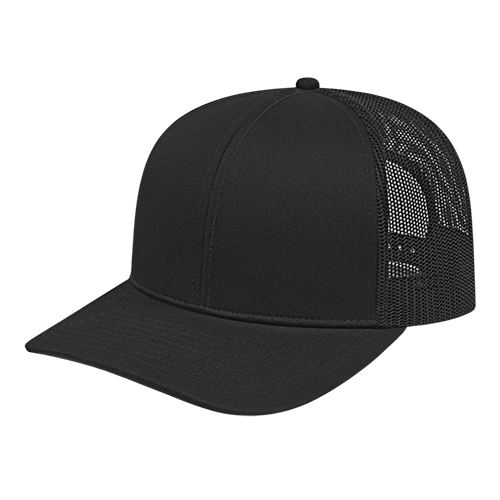 Cap America Custom Embroidered Hat with Logo - Poly/Cotton Mesh Back Cap i3038