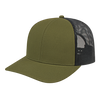 Cap America Custom Embroidered Hat with Logo - Poly/Cotton Mesh Back Cap i3038