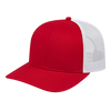 Cap America Custom Embroidered Hat with Logo - Poly/Cotton Mesh Back Cap i3038