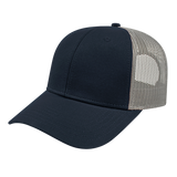 Cap America Custom Embroidered Hat with Logo - Low Profile Trucker Mesh Back Cap i3115