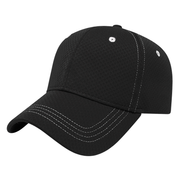 Cap America Custom Embroidered Hat with Logo - Soft Textured Polyester Mesh Cap i7024