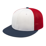 Cap America Custom Logo Hat - Flexfit® Performance Trucker Mesh Back Cap i8501