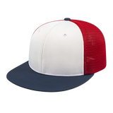 Cap America Custom Logo Hat - Flexfit® Performance Trucker Mesh Back Cap i8501