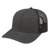 Cap America Custom Embroidered Hat with Logo - Premium Melange Trucker Mesh Back Cap i8518