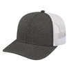 Cap America Custom Embroidered Hat with Logo - Premium Melange Trucker Mesh Back Cap i8518