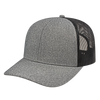 Cap America Custom Embroidered Hat with Logo - Premium Melange Trucker Mesh Back Cap i8518