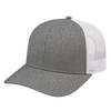 Cap America Custom Embroidered Hat with Logo - Premium Melange Trucker Mesh Back Cap i8518