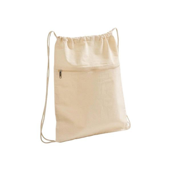 TBF Bags BPK19 Front-Zip Drawstring Backpack