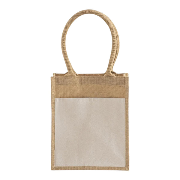 TBF Bags TJ287 Small Easy-Print Jute Bag