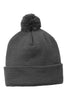 Sport-Tek STC37 Solid Pom Pom Beanie