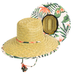 Goldcoast Kenny Green Leaf UB Straw Lifeguard Hat