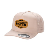 Custom Patch Unbranded 5 Panel Perforated Laser Mesh Hat Waterproof Cap