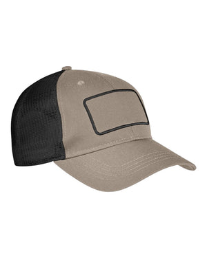 Big Accessories BA656T Patch Trucker Cap - 