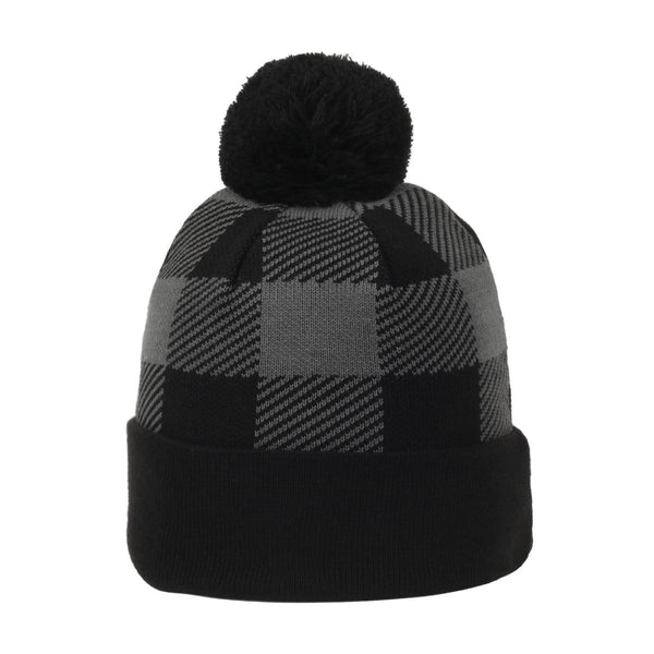 Outdoor Cap KNF-PLD Buffalo Plaid Acrylic Knit Watch Cap