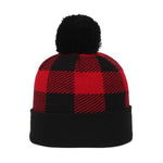 Outdoor Cap KNF-PLD Buffalo Plaid Acrylic Knit Watch Cap