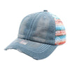 PitBull PB700P 6 Panel Ponytail Unstructured Cap