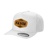 Custom Patch Unbranded 5 Panel Perforated Laser Mesh Hat Waterproof Cap