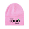 Custom Embroidered Unbranded Long Knit Beanie with Logo