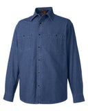 Harriton m540 Men's Denim Shirt-Jacket