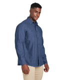 Harriton m540 Men's Denim Shirt-Jacket