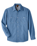 Harriton m540 Men's Denim Shirt-Jacket