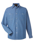 Harriton m540 Men's Denim Shirt-Jacket