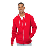 Independent Trading Co AFX90UNZ Unisex Lightweight Full-Zip Hooded Sweatshirt
