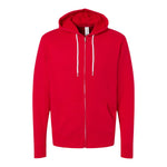 Independent Trading Co AFX90UNZ Unisex Lightweight Full-Zip Hooded Sweatshirt