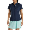 FootJoy TM96318 Women’s Solid Lisle Performance Golf Polo