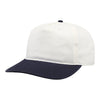 The Game GB523 Twill 5 Panel 2 Tone Cap – Garment Washed Snapback
