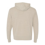 Independent Trading Co PRM90HTZ Unisex Heathered French Terry Full-Zip Hooded Sweatshirt