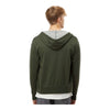 Independent Trading Co PRM90HTZ Unisex Heathered French Terry Full-Zip Hooded Sweatshirt